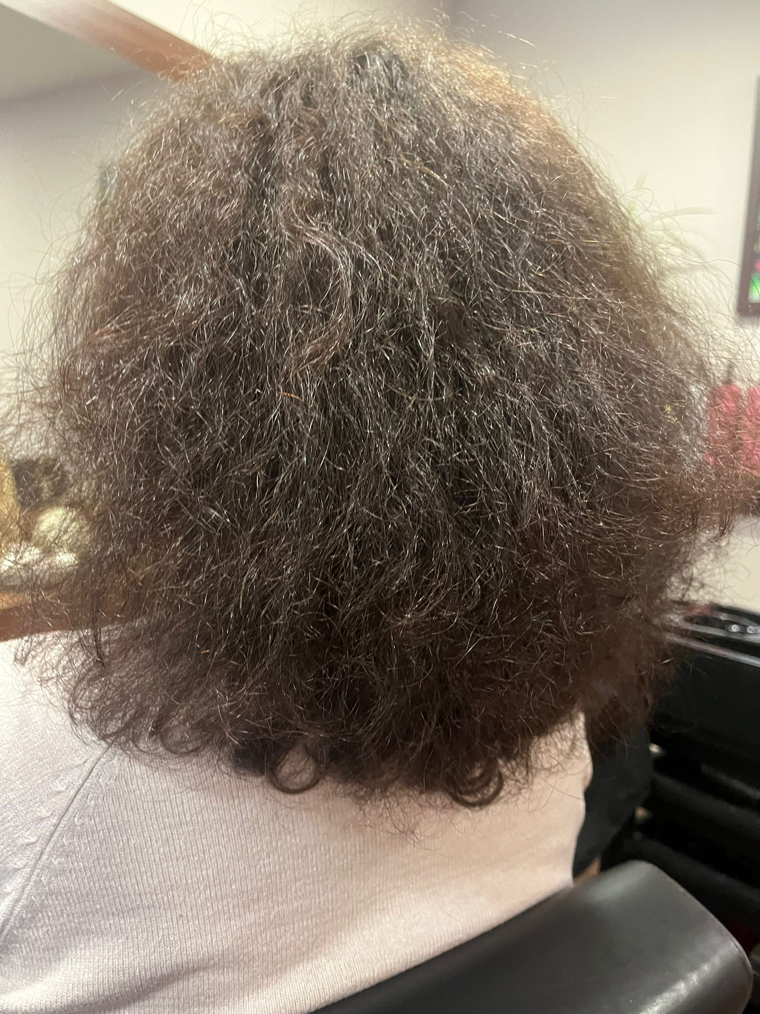 Locken-Styling Ergebnis